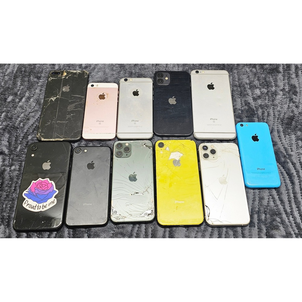 Apple iPhone Mixed Lot#2 of 11 for Parts Repair 11 Pro 11 XR 8 7 6s SE 5c